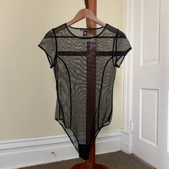 Victoria's Secret Tops - Victoria’s Secret Mesh Bodysuit